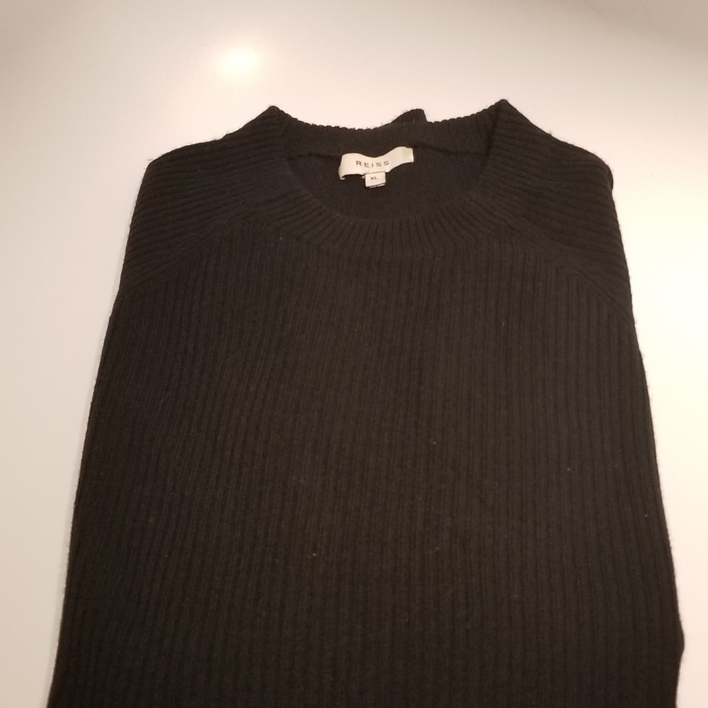 Reiss NYC Ribbed Crew Neck Sweater